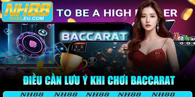Những điều cần lưu ý khi cá cược baccarat online